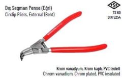 Dış Segman Pensesi (Eğri) 170mm