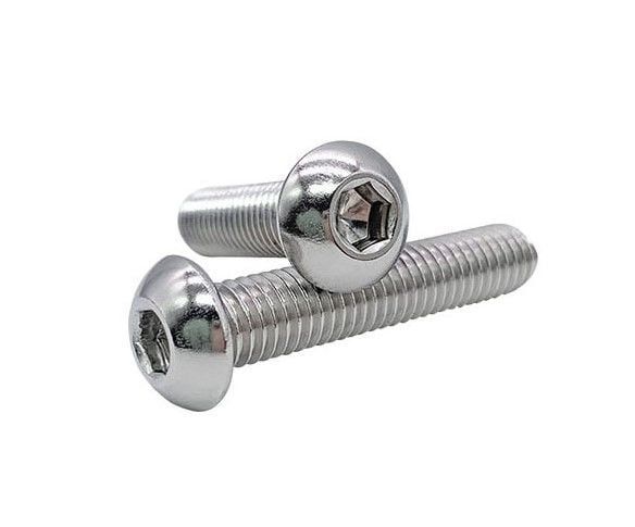 ISO 7380 A2 Paslanmaz Bonbe Başlı İmbus M10 -  X 25